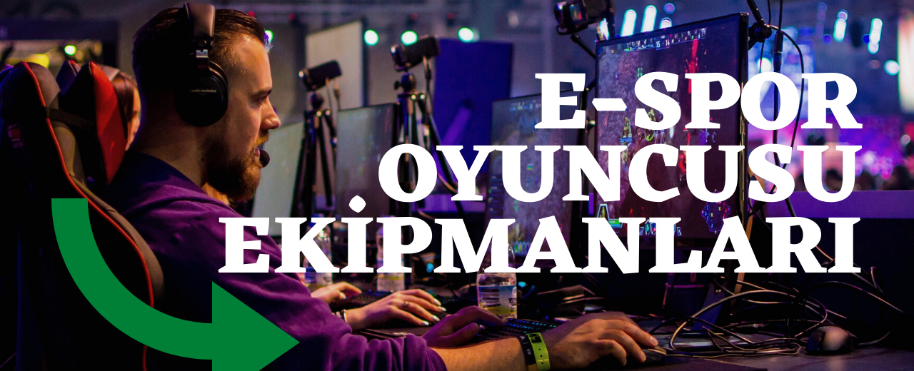 espor oyuncusu ekipmanlari klavye mouse monitor kasa bilgisayar teknoupdates